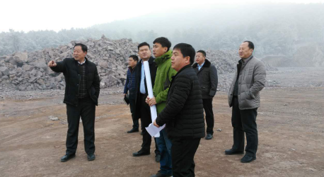 仟億達與葫蘆島市領導不畏嚴寒，共同實地考察勘測及選址